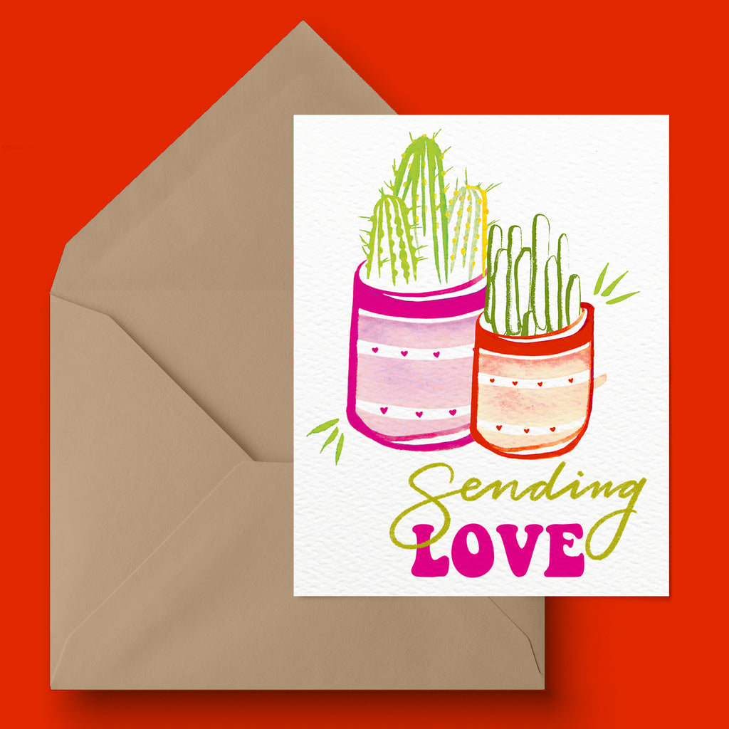 "Potted Pair" Greeting Card
