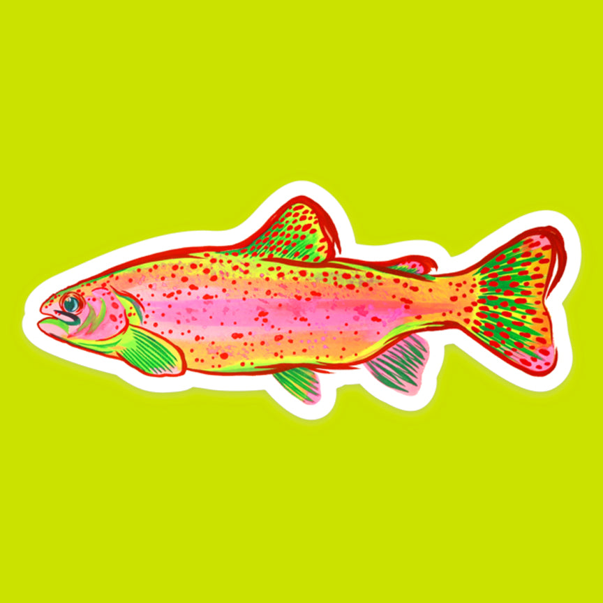 "Rainbow Trout" Sticker