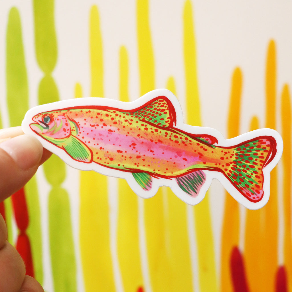 "Rainbow Trout" Sticker