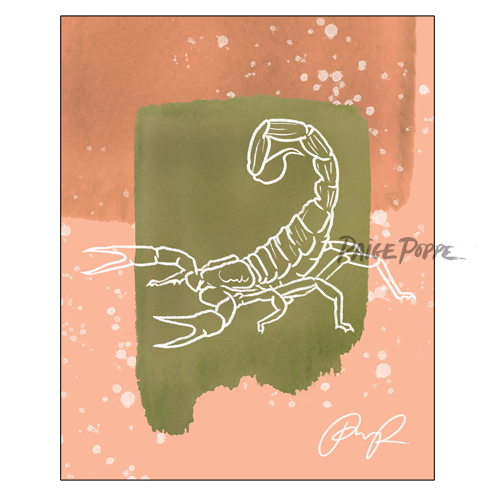 "Scorpion of Sand" Art Print