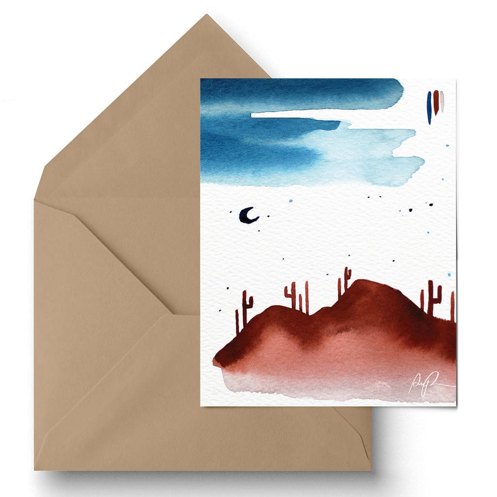 "Sonoran Twilight' Greeting Card