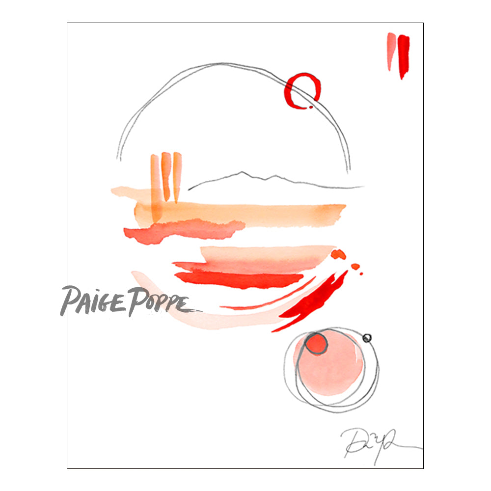 Sunset Mirage" Fine Art Print – Poppe
