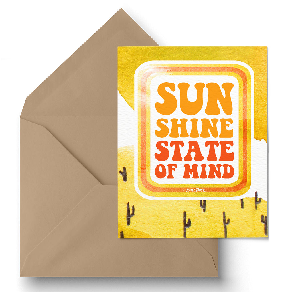 "Sunshine State of Mind" Greeting Card