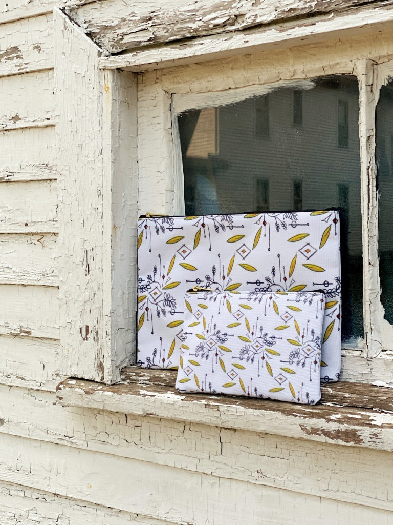 "Nature Walk" Patterned Pouches