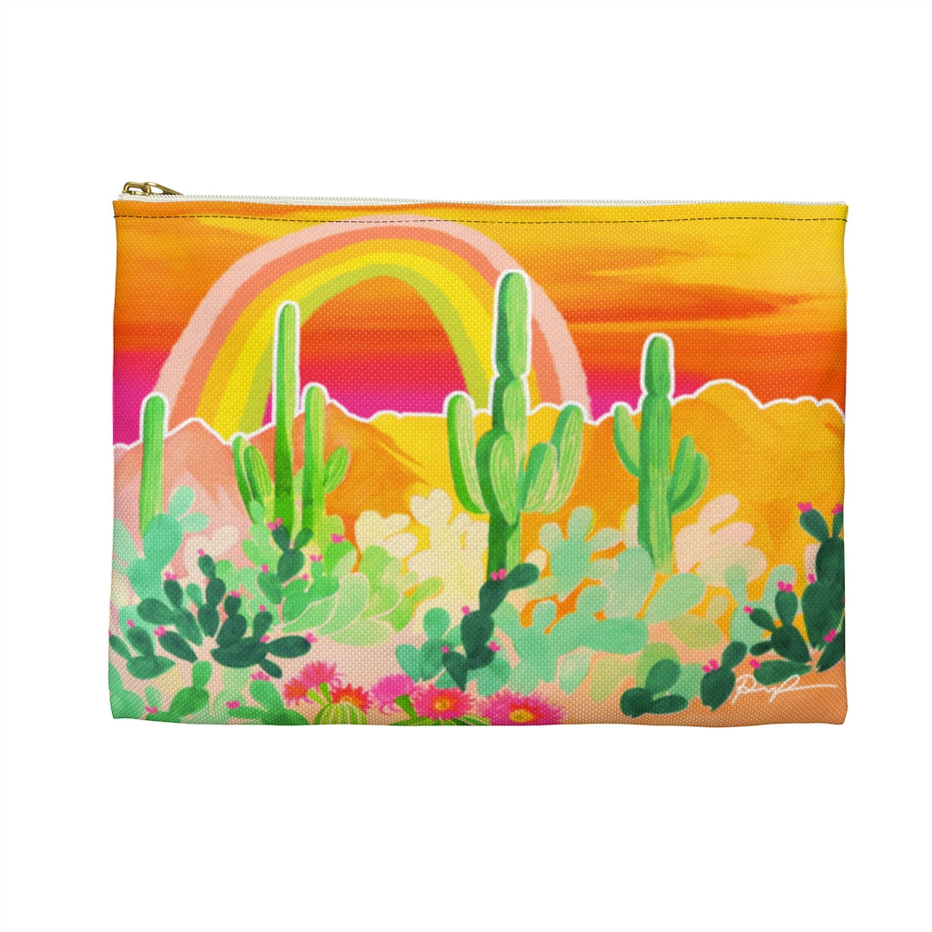 “Desert Rainbow" Patterned Pouches