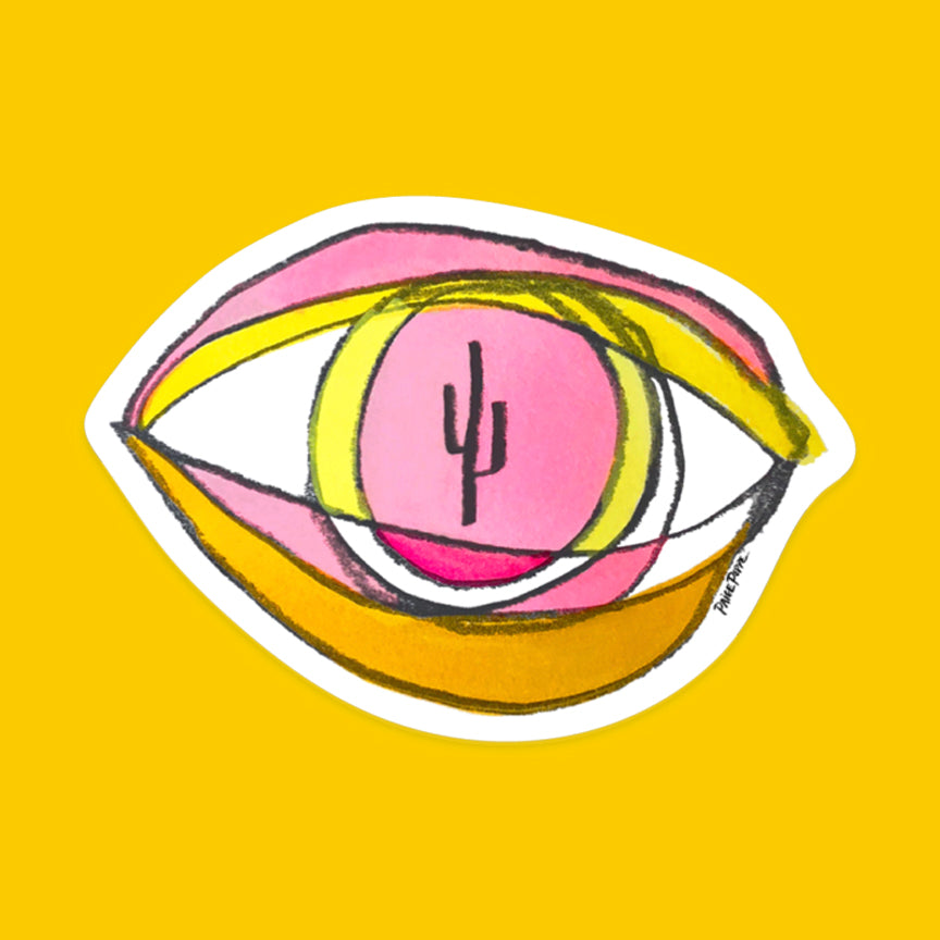 "Eye of the Desert" Sticker