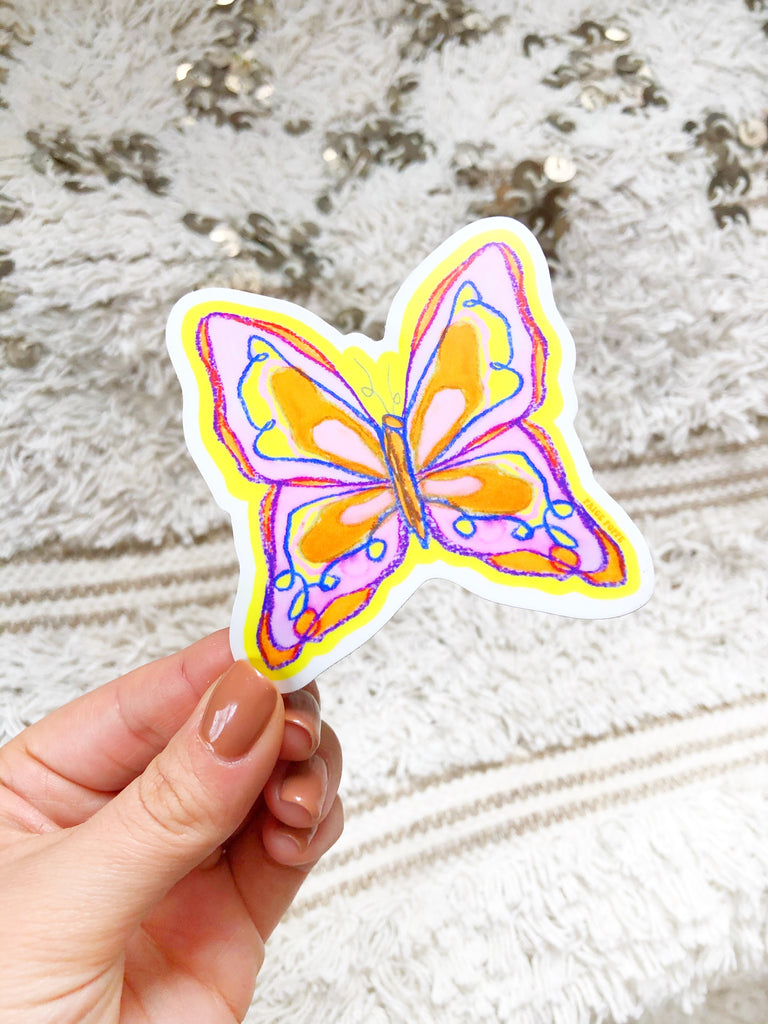 "Butterfly Babe" Sticker