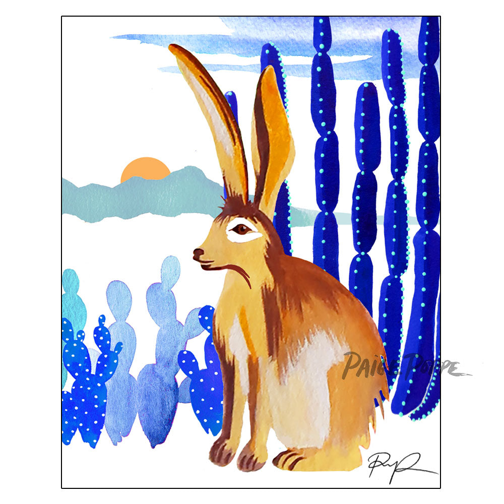 Jack Rabbit Painting