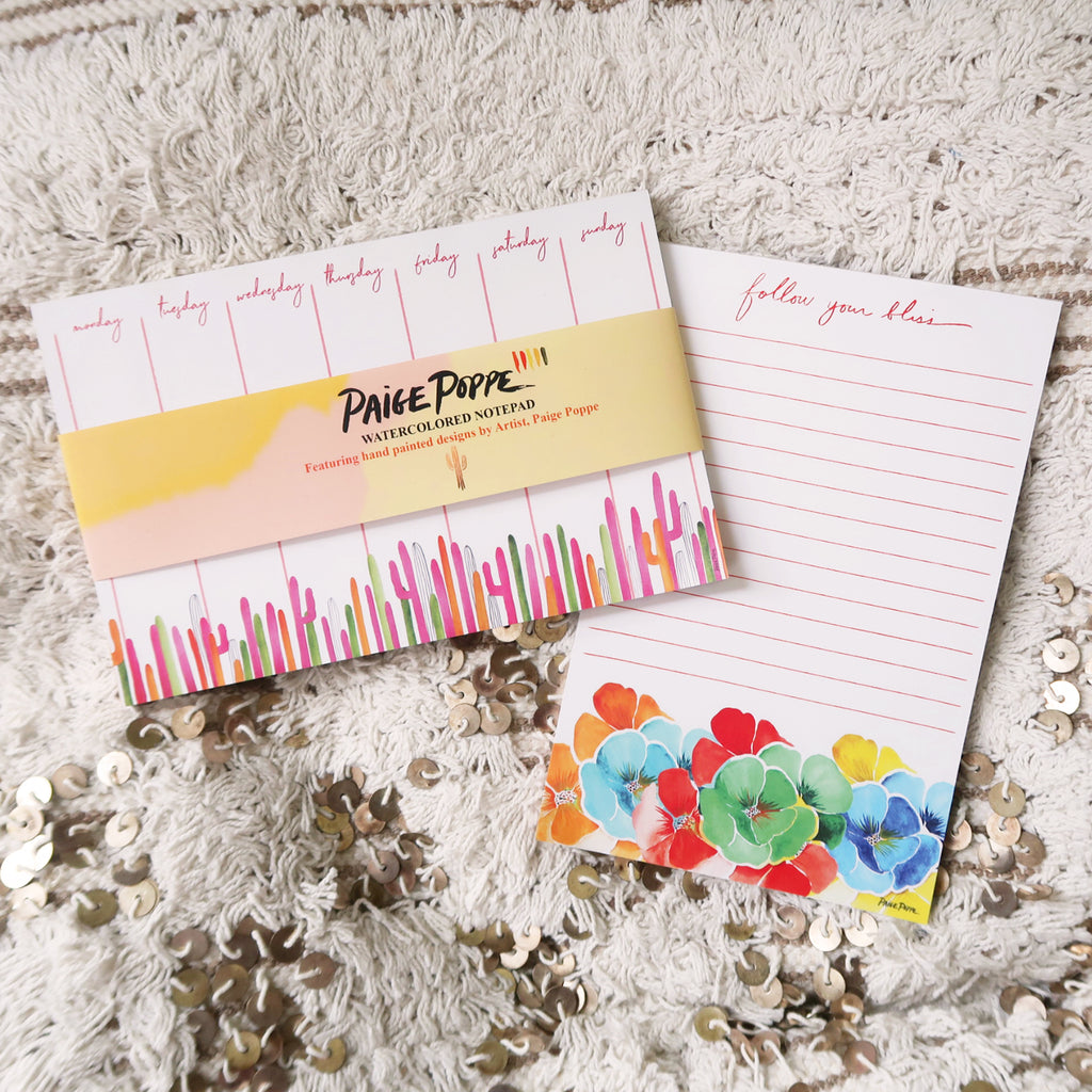 "Follow Your Bliss" Lined Notepad